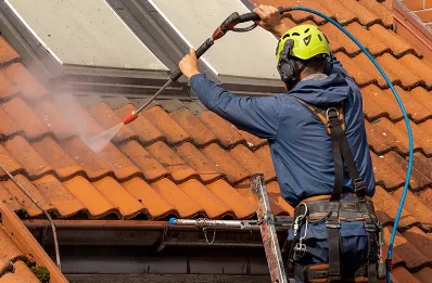 Démoussage et hydrofuge de toiture à Andelarre